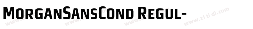 MorganSansCond Regul字体转换